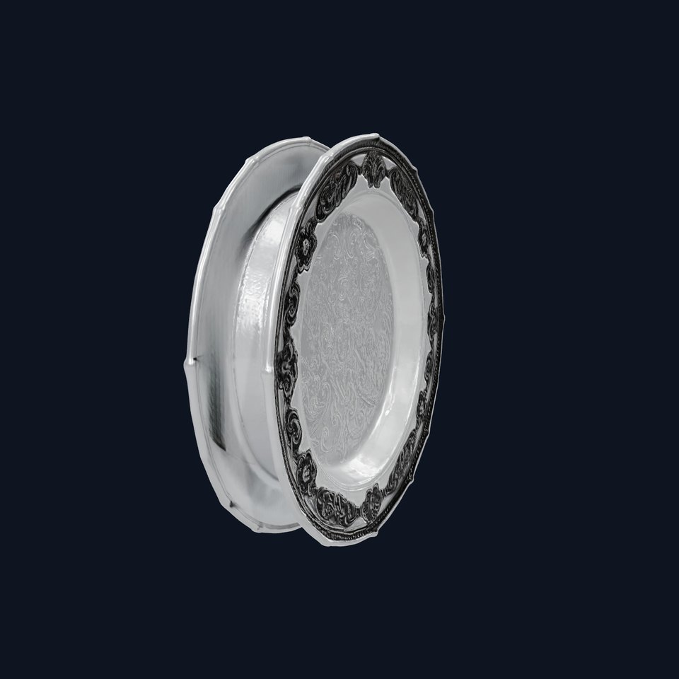 Ornate Silver Plate model pack